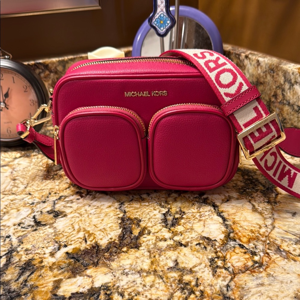 Michael Kors Fuchsia Crossbody Bag